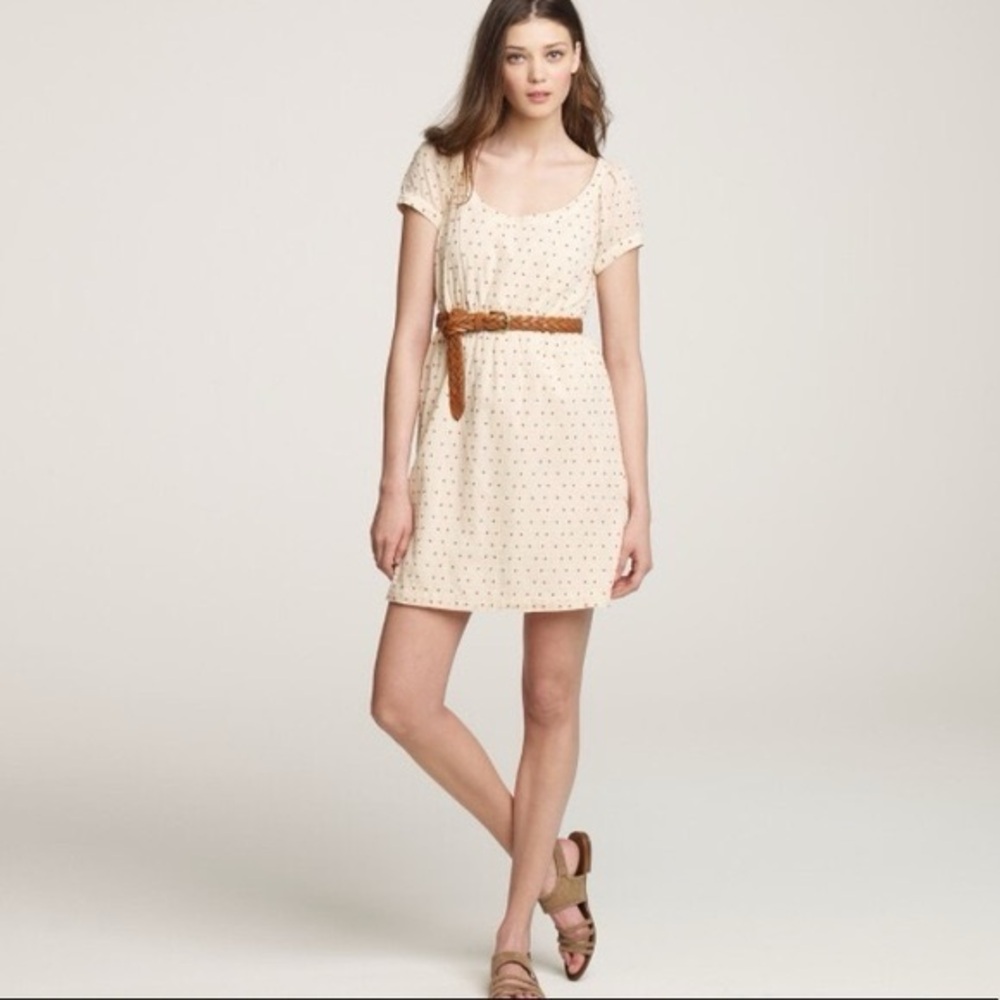 J.Crew Tea Stained Dobby Dress
